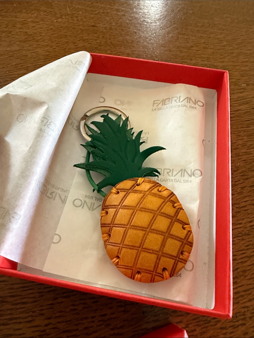 Mansur Gavriel Pineapple Key Ring NWT - Picture 2 of 4